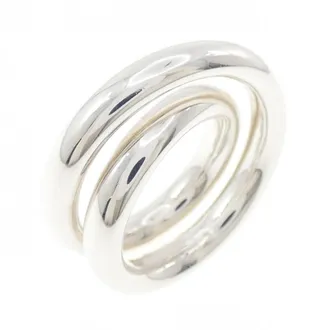 Herm&egrave;s Silver 925 Band Ring (Pre-Owned)