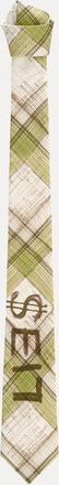 Vivienne Westwood Tie 7cm Lies Glen Check Green Men