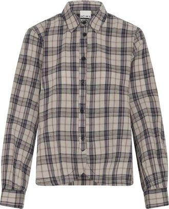 Ichi Camicia Ihxcamille - - Blouses & Shirts - Donna - Beige - S