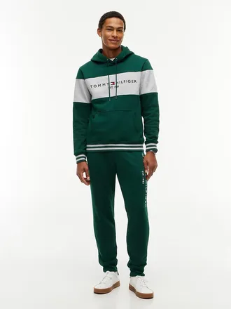 Tommy Hilfiger Mens Tommy Logo Sweatpant - Ornamental Green - XXXL