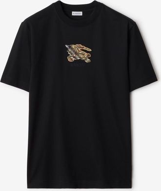 Burberry EKD Check Cotton T-shirt