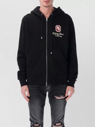 Amiri chateau zip hoodie relaxed cotton layers