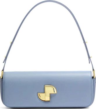 Patou Handbags, female, Blue, ONE SIZE, Le Lock Baguette Bag