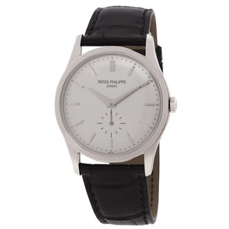 Patek Philippe Pre-owned Patek Philippe Calatrava Hand Wind Mens Watch 5196G