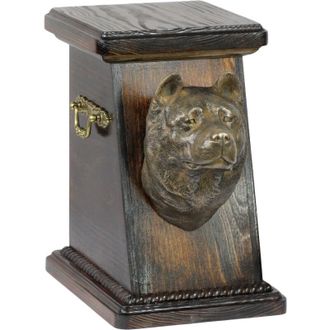 OEM Akita, Akita Inu: Una Urna Para Cenizas De Perro, Una Elegante Urna Con Una Estatuilla, Una Urna Conmemorativa Con Un Busto De Perro De Art-dog
