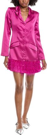 CeCe by Cynthia Steffe Satin Blazer Dress