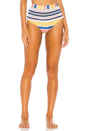 Tularosa Thessy Bikini Bottom In Seventies Stripe