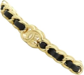 Chanel Pre-owned Accessories, female, Yellow, Size: ONE SIZE Pre-owned Barrette