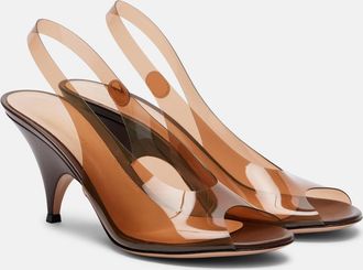 Gianvito Rossi TPU slingback sandals