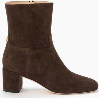 Bally Daily Emblem Otavine Suede Boots, Brand Size 36 ( US Size 5.5 )