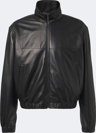 Saint Laurent Leather blouson jacket