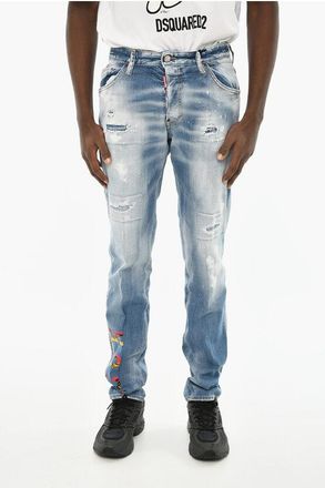 Dsquared2 ICON Distressed Effect COOL GUY Jeans 16cm size 50