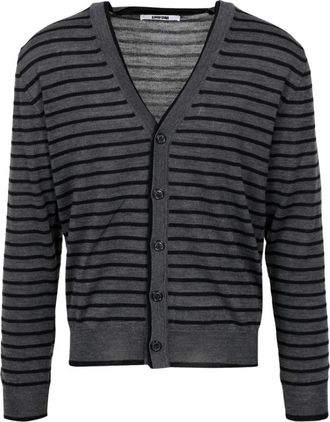 Mauro Grifoni Cardigan con scollo a V - - Knitwear - Uomo - Grigio - S
