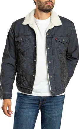 Levi's Type 3 Sherpa Trucker Jacket, Grijs