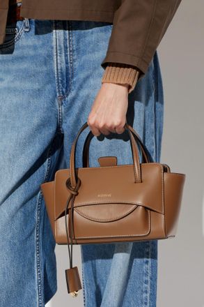 Hidesins Flap Small Bag, Womens, Brown