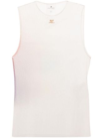 Courr&egrave;ges Aura tulen top - Beige