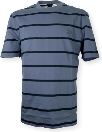 HUGO BOSS C-Taut 01 T-shirt - Heren - T-shirts - Blauw - XL - Katoen - Tops