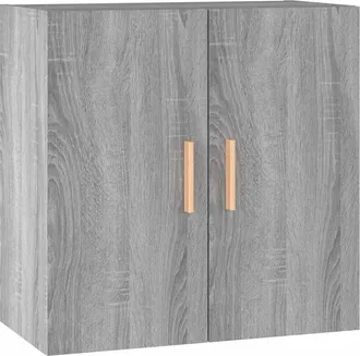 vidaXL Vidaxl - Armario De Pared Madera Contrachapada Gris Sonoma 60x30x60 Cm