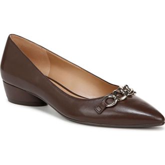 Naturalizer Becca Skimmer Pointed Toe Pump in Chocolate at Nordstrom Rack, Size 8