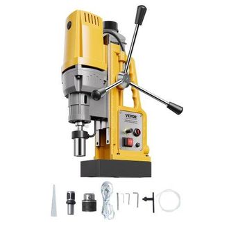 OEM 1400 W Taladro Magn&eacute;tico, Taladro De Columna Magn&eacute;tico Port&aacute;til De 13000 N, Di&aacute;metro De Perforaci&oacute;n De 50 Mm Velocidad Variable De 0 A 750 Rpm, Para M