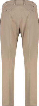 Pantaloni Torino Mens Slim Fit Trousers Beige Silk Chinos