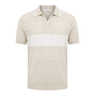Paolo Pecora Polo Shirts, male, Beige, Size: XL Paolo Pecora T-shirts and Polos