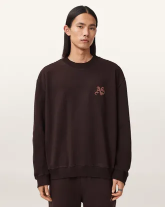 AllSaints Icon Oversized Crew Neck Sweatshirt