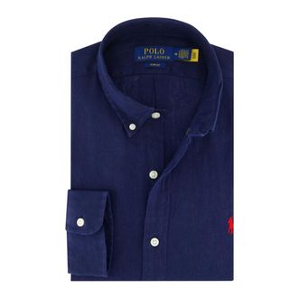 Polo Ralph Lauren Heren, Overhemden, Blauw, Maat: XL