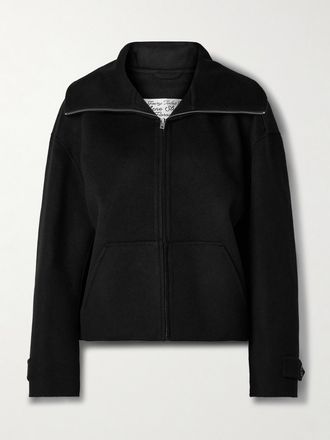 Acne Studios Giacca In Feltro Di Misto Lana E Cashmere - Nero