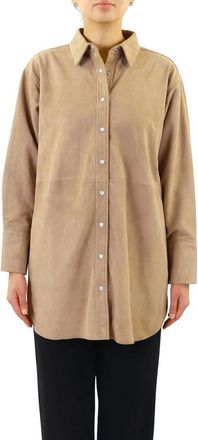 Goosecraft Lizzy Blouse voor Dames - Dames - Overhemden - Beige - M - Overhemden