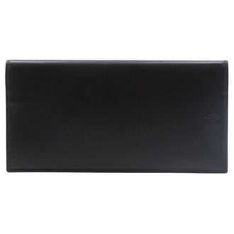 Dunhill Black Leather Long Bill Wallet (Bi-Fold) (Pre-Owned)