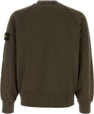 Stone Island Coalgrey Felpe Exterior: Cotton Sweater