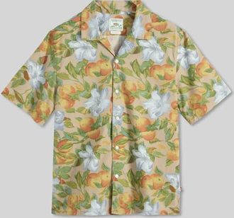 Levi's Regular Fit Freizeithemd mit Allover-Print in Beige, Gr&ouml;&szlig;e XXL