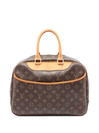Louis Vuitton 2004 Monogram Deauville handbag - women - PVC/Calf Leather - One Size - Brown