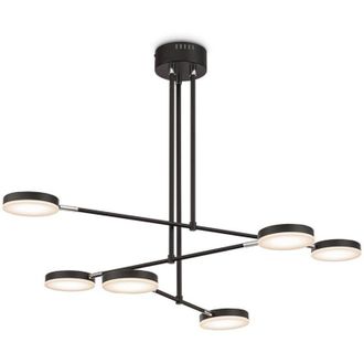 Maytoni Maytoni - Fad Moderna L&aacute;mpara De Techo Colgante Led Negra Integrada Fad