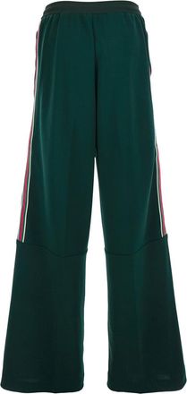 Gucci Womens Tech Trousers Green Polyester