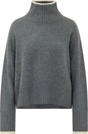 Pinko Pinko, Truien & Vesten, Dames, Grijs, M, Wol, Falkland Maglia 90