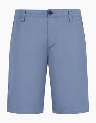 A|X Armani Exchange Mens Cotton Blue Chino Shorts