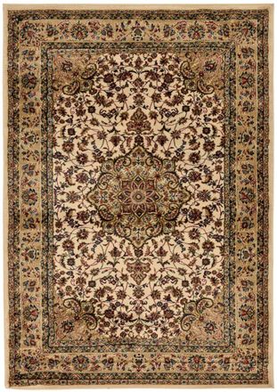 THEKO Alfombra dise&ntilde;o oriental polipropileno beige 240x340 cm