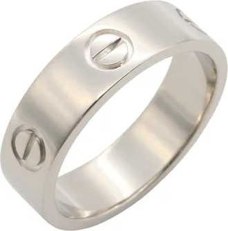 Cartier Silver White Gold (18K) Band Ring (Pre-Owned)