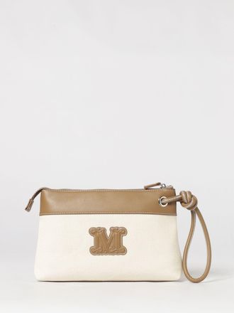 Max Mara Pouch Bchfrisia in cotone e pelle