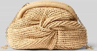 Mango Handbag in Flecht-Optik Modell Sita in Beige, Gr&ouml;&szlig;e 1