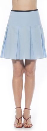 Alexia Admor Ilana High Waist Pleated Skirt in Halogen Blue at Nordstrom Rack, Size 12
