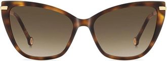 Carolina Herrera HER 0262/S 086/HA Womens Sunglasses Tortoiseshell Size 57