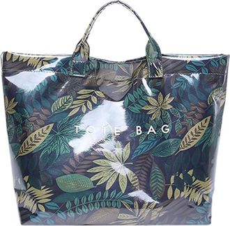 Generic Women Fashion Tote Bag Casual Tote Handbag Large Capacity Trendy Messenger Bag Slouchy Carrying Bag Stylish Top Handle Bag Outdoor Travel Bag (leaf)