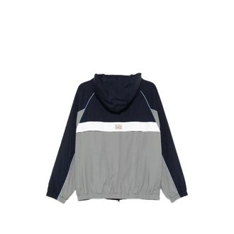 Dunst Colour-Block Nylon Windbreaker - Navy