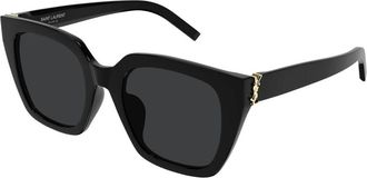 Saint Laurent SL M143 001 Zonnebrillen - unisex - Zonnebrillen - Zwart - 51 MM - Accessoires