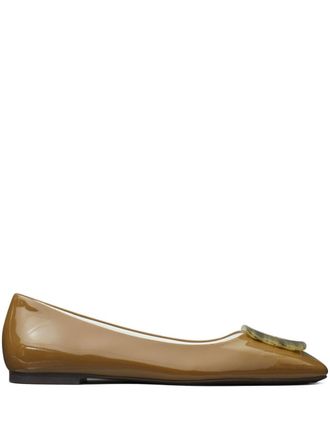 Tory Burch Ballerine Georgia - Toni neutri