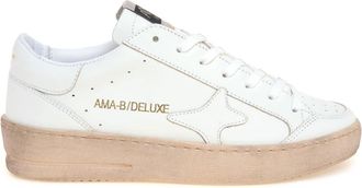 Ama brand Slam Sneaker - Dames - Sneakers - Wit - 38 EU - Leer - Schoenen