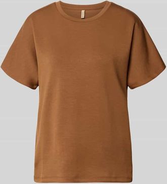 Soyaconcept T-Shirt mit Rundhalsausschnitt Modell BANU in Weiss, Gr&ouml;&szlig;e XXL